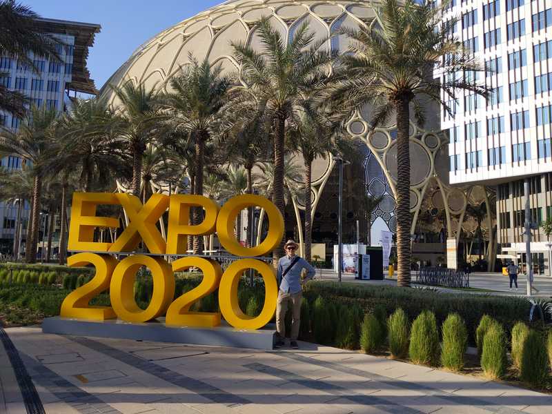 Expo 2020 photo op.